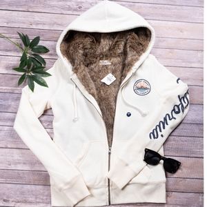 Hollister Faux Fur Hoodie